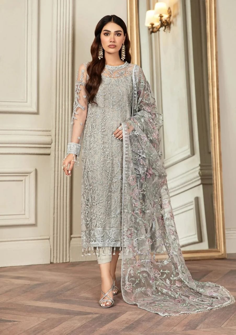 ZARIF Mehroze Festive Formals Embroidery 3piece Unstitched