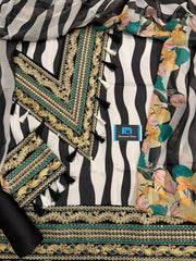 Unstiched Silk Heavy embroidred