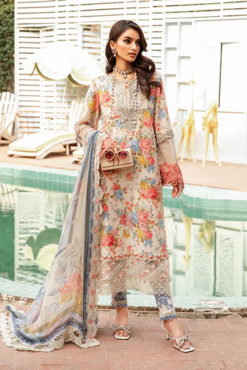 Maria B Skin Summer Collection New Arrival Lawn Embroidery