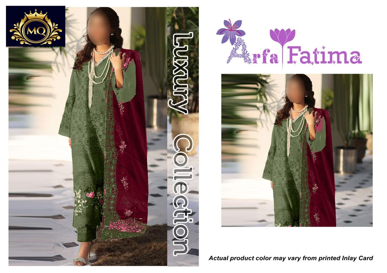 Goodluck Green Luxury Lawn Embroidery 3Piece Unstitched