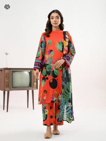 Gull Jee Ziva Printed Summer Collection 3pc Dress