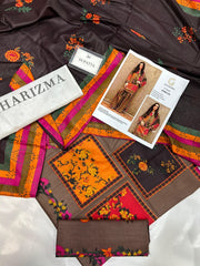 Charizma unstiched printed lawn dupata