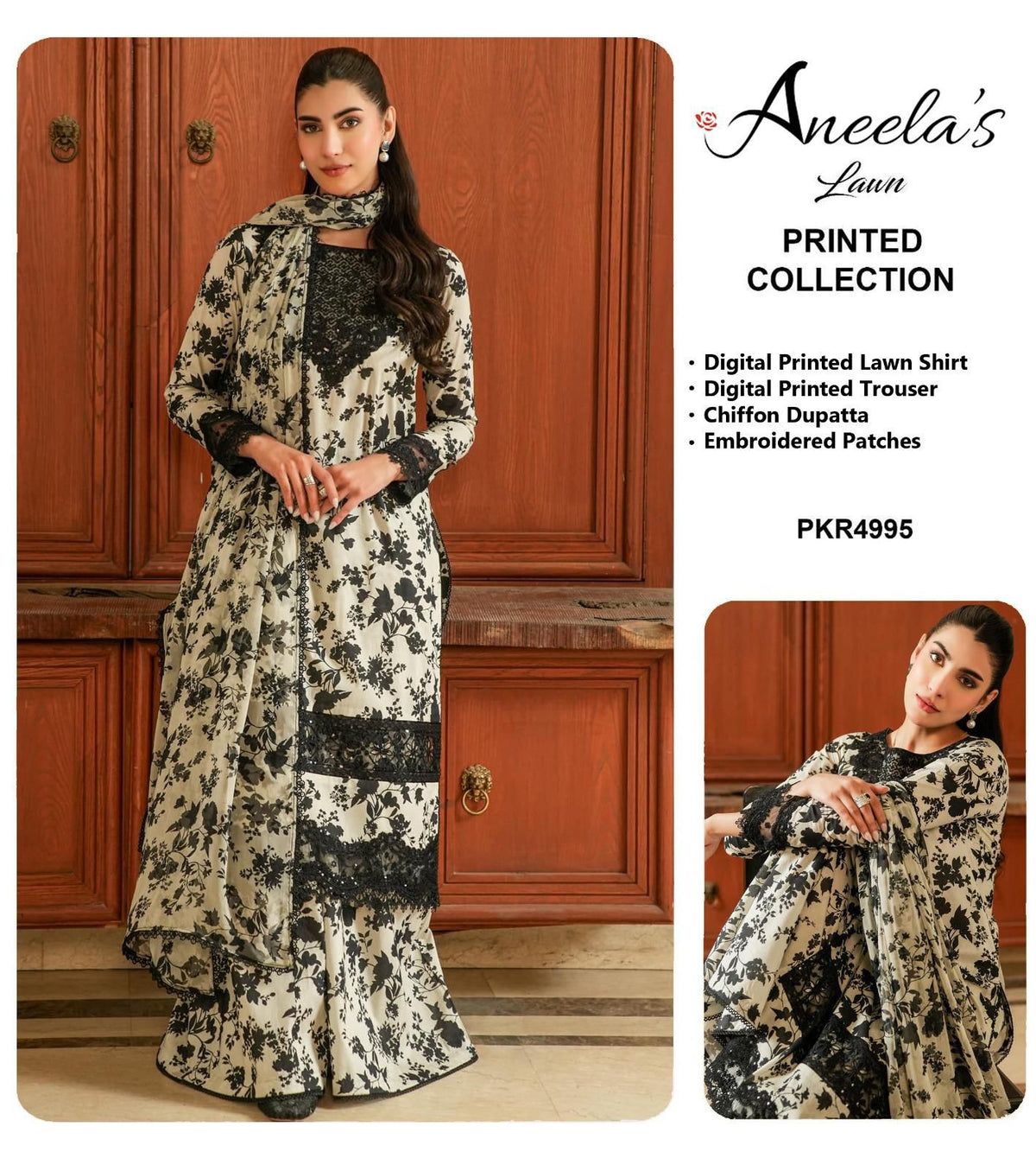 Aneelas black skin lawn