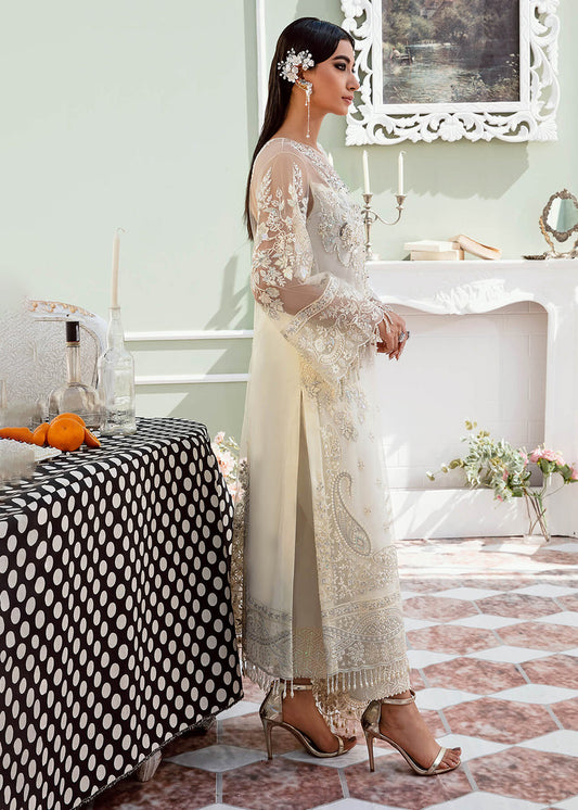 Imrozia Formals Wedding Collection Hand Work Net Dress