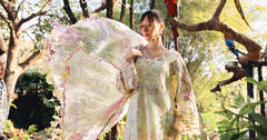 Maria B Yellow Luxury Printed Lawn Embroidery 3Piece Unstitched