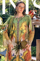 Maria B Green Mprints Spring Summer'26 Lawn Embroidery 3pic Unstitched
