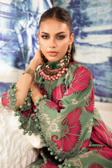 Maria B Green 2024 Pure Lawn Embroidery New Arrival 3PC