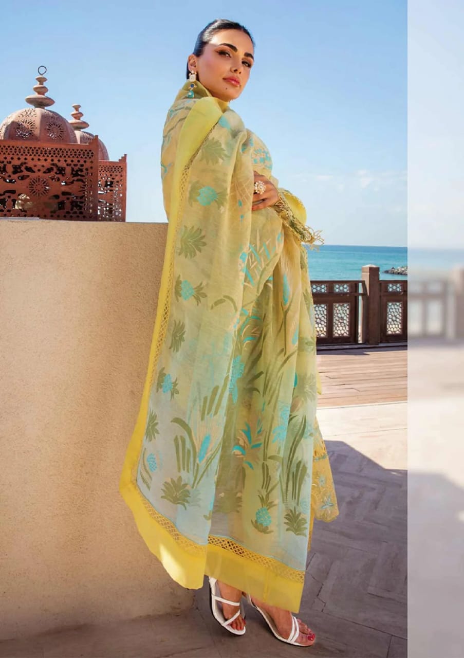 Rang Rasiya Premium Luxury Lawn Chikankari Collection 3piece Unstitched