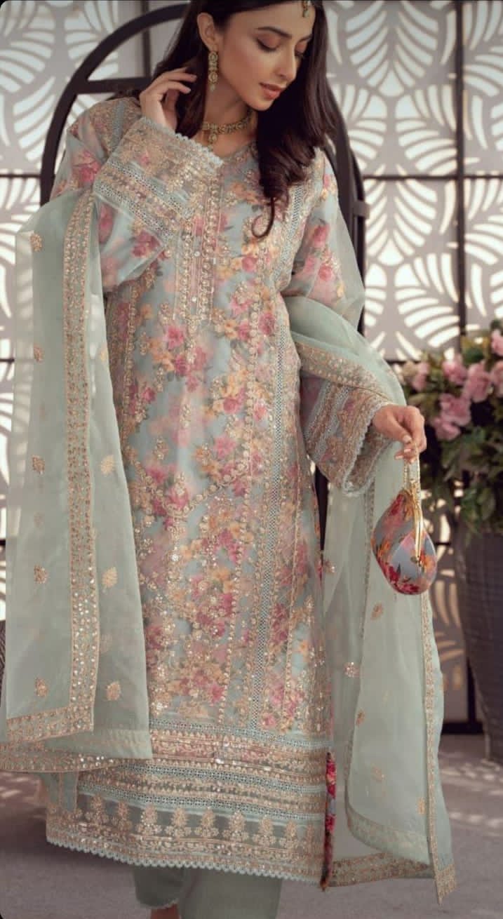 BINT-E-NOOR Sami Stitched Formal Collection 3Piece