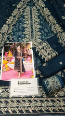 Asim Jofa Zinc Luxury Chiffon Embroidery 3piece Unstitched