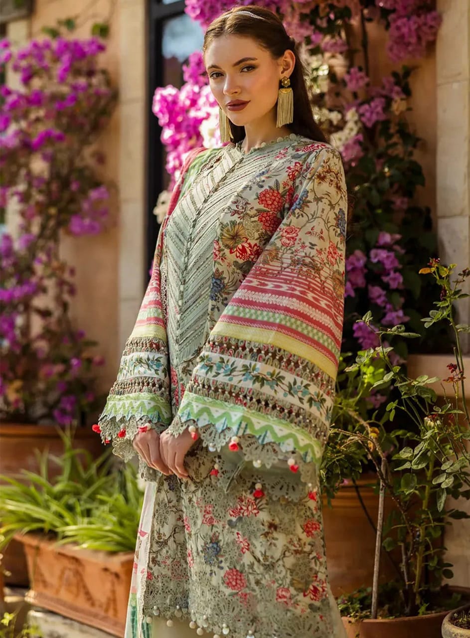 Elaf Skin Multi Lawn Summer Collection Emb 2025 3pc Unstitched