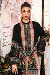 M.B Black Mprints 2025 Luxury Lawn Embroidered Collection Unstitched