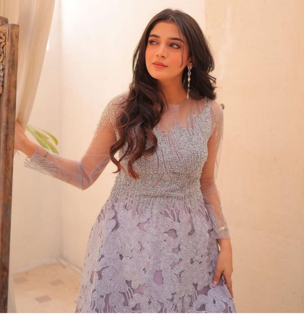 Laiba Khan Wear Soft Net Maxi Wedding Collection Unstitched