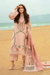 Crimson T Pink Chikankari Lawn Embroidery New Arrival 3pc Dress