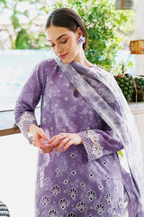 Baroque Purple Summer Collection New Arrival Lawn Chikankari