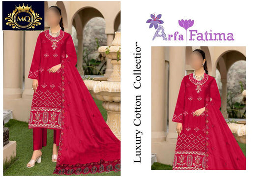 Goodluck Pink Luxury Lawn Embroidery Chikankari 3Piece Unstitched