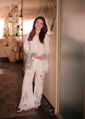 Haniya Amir Wear Silk Digital Print 3piece Unstitched