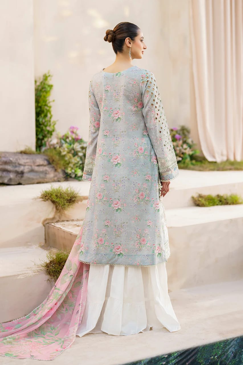 Iznik Light Green New Arrival Printed Embroidery 3pc Unstitched Dress