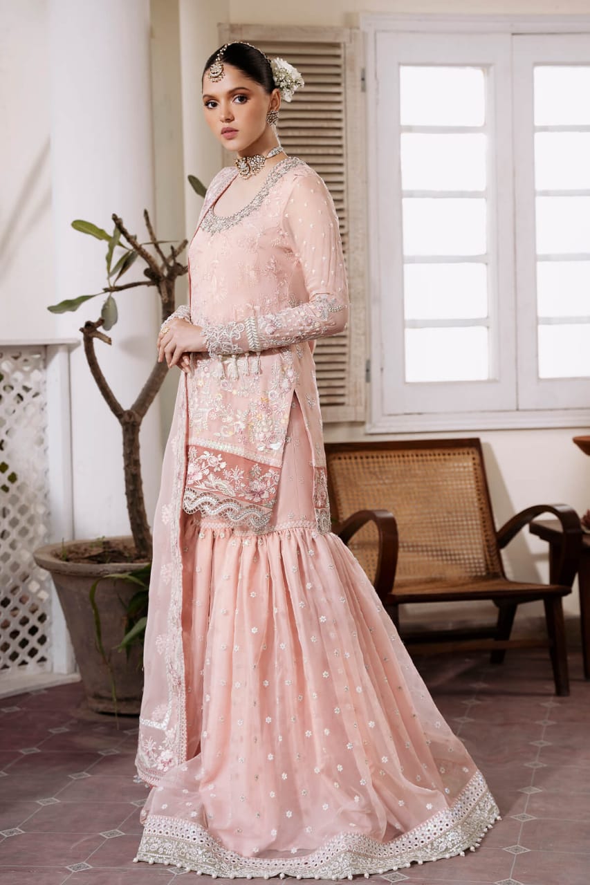 Imrozia Premium Chiffon Embroidered Wedding Collection 3Piece Unstitchd