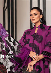 Maria B Purple New Arrival Print & Embroidery Collection 3pc