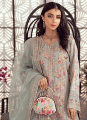 BINT-E-NOOR Light Green Sami Stitched Formal Collection 3Piece