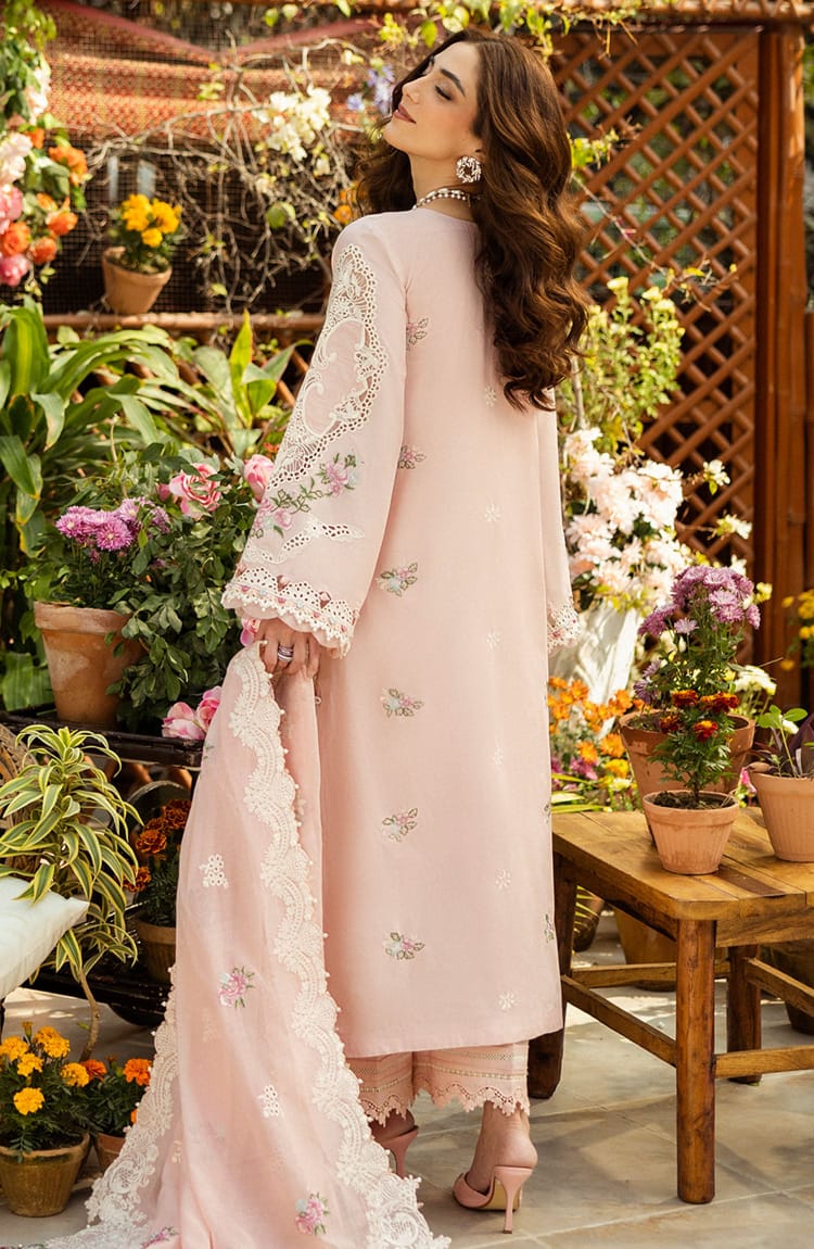 Elaf Premium Luxury Lawn Emb Chikankari 3Piece Unstitched