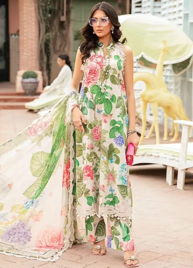 Maria B New Arrival Skin Pure Lawn Embroidery Summer Collection