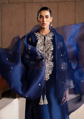Hussain Rehar Raw Silk Luxury Collection 3 Pieces Unstitched