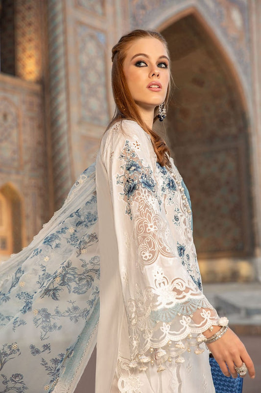 Maria B White Luxury Lawn Embroidery Collection