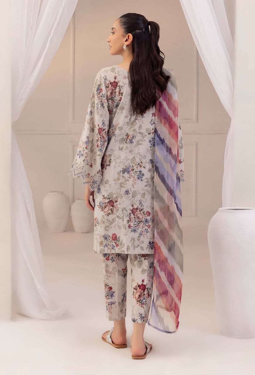 Baroque Skin Lawn Embroidery 3pc Unstitched Dress