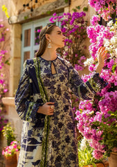 Elaf Blue Skin Lawn Summer Collection Emb 2025 3pc Unstitched
