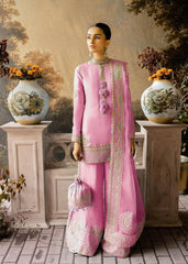 Afrozeh Pink Formal Collection & Party Wear Dress Organza