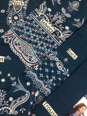 QK GL-71078 Premium Lawn Emb Chikankari 3 Piece Unstitched Suit With Jacquard Dupatta 2026