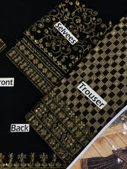 LHS GL-71060 Premium Chiffon Emb 3 Piece Unstitched Suit With Emb Dupatta 2026