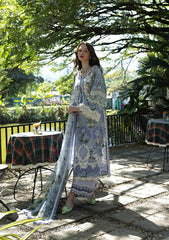 EF GL-71044 Premium Printed Lawn Emb 3 Piece Unstitched Suit With Chiffon Dupatta 2026