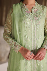 AZ Premium Chiffon Emb 3 Piece Unstitched Suit