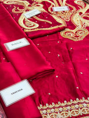ET GL-71069 Premium Kaftan Emb 3 Piece Unstitched Suit With Silk Dupatta 2026