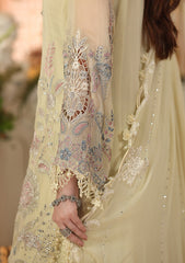 MB-024 | Luxury Chiffon 3 Piece Unstitched Suit 2026 – Heavy Adda Work