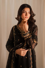 IZ  GL-71076 Premium Chiffon Emb 3 Piece Unstitched Suit With Chiffon Dupatta 2026