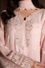 AZ Premium Chiffon Sequence Emb 3 Piece Unstitched Suit 2026