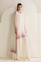 JZ GL-7152 Premium Chiffon Emb 3 Piece Unstitched Suit With Silk Trouser 2026