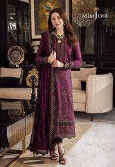 AJ GL-71057 Premium Chiffon Emb 3 Piece Unstitched Suit With Chiffon Dupatta 2026