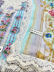 MB GL-71042 Premium Printed Lawn Emb 3 Piece Unstitched Suit With Chiffon Dupatta 2026