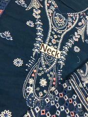 QK GL-71078 Premium Lawn Emb Chikankari 3 Piece Unstitched Suit With Jacquard Dupatta 2026