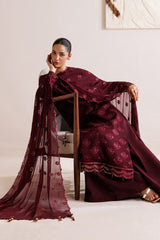 Crimson GL-71036 Premium Chiffon Emb 3 Piece Unstitched Suit With Chiffon Dupatta 2026