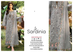 SD GL-7155 Premium Lawn Emb 3 Piece Unstitched Suit With Chiffon Dupatta 2026