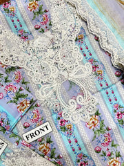 MB GL-71042 Premium Printed Lawn Emb 3 Piece Unstitched Suit With Chiffon Dupatta 2026