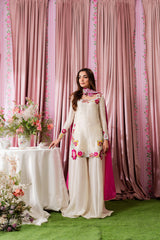 SA Premium Shamoz Silk Emb 3 Piece Suit