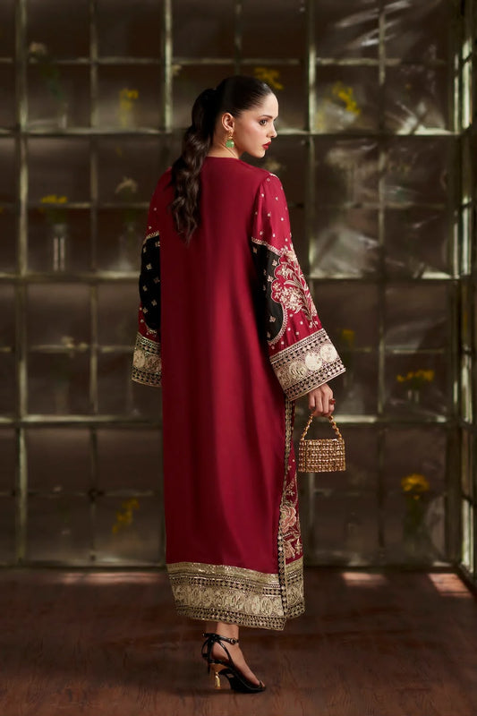 EN EK-E1098-26 LUXERY KAFTAN 3piece Unstitched COLLECTION 2026