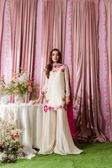 SA Premium Shamoz Silk Emb 3 Piece Suit